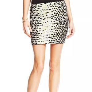 Animal print mini skirt by Rachel Roy
